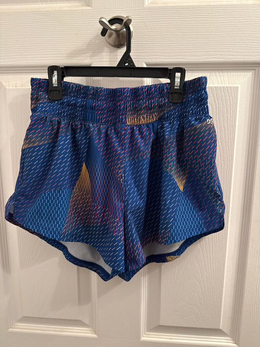 DSG High Rise Stride Shorts Geometric patterns with built in liner for workout comfort Women's - M