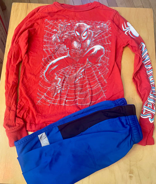 Marvel & Athletic Works Long sleeve Spider-Man shirt with pants 6