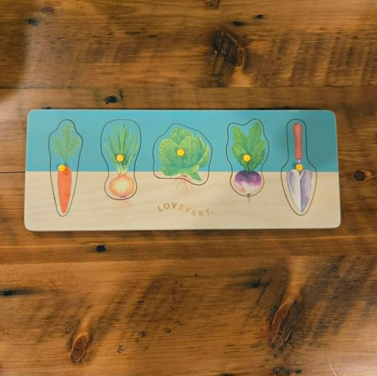 Lovevery Lovevery Community Garden Wooden Puzzle Puzzle
