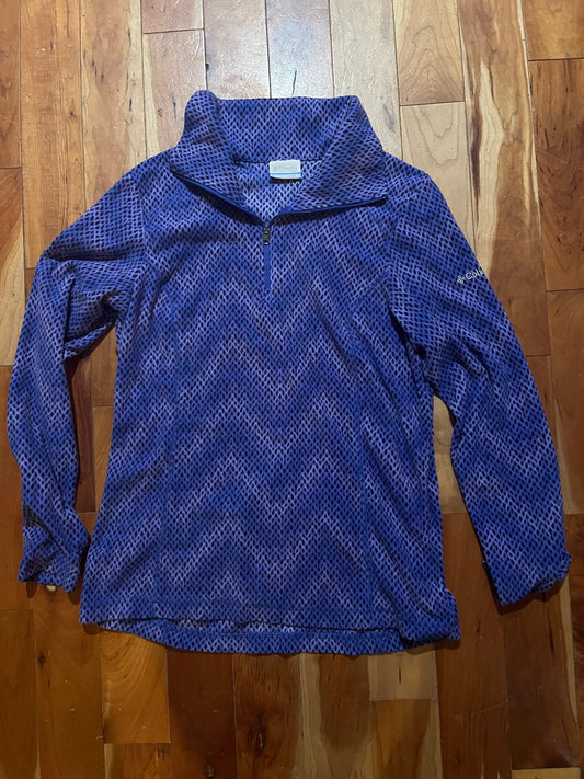 Columbia Purple quarter zip fleece Women's - M
