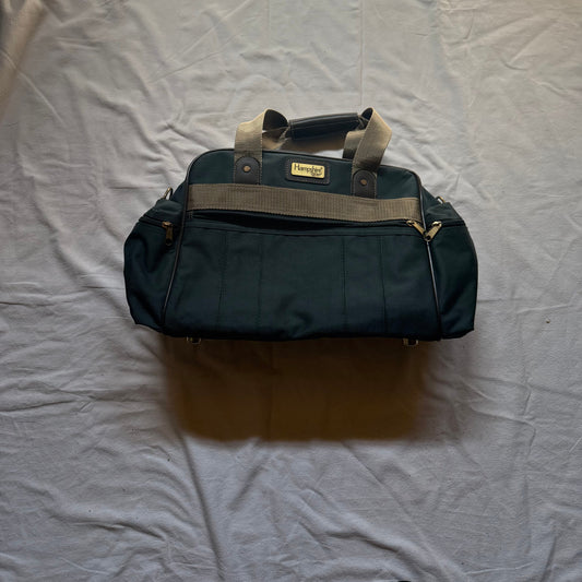 Hampshire - luggage - 16x7x10 Green Canvas Carry on Luggage
