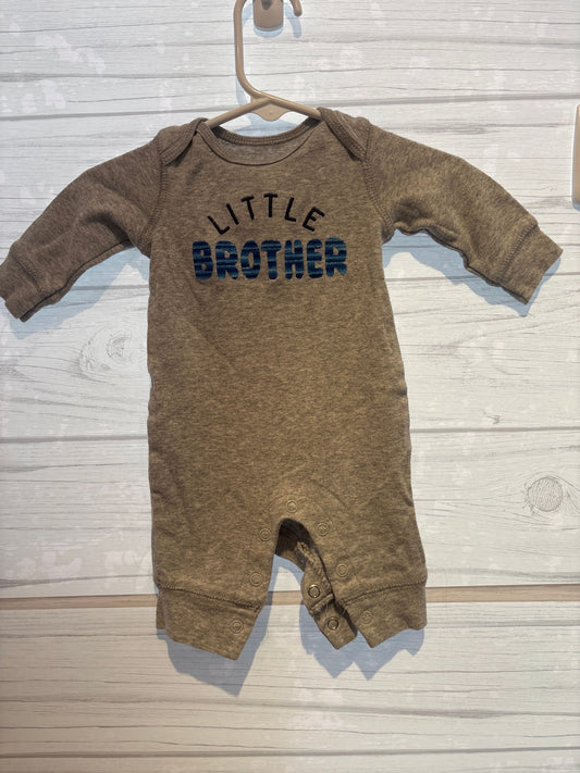Carters Carters little brother outfit gray Newborn