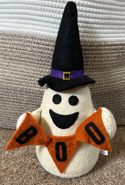 Halloween ghost Felt decoration, 13 inches tall Decor