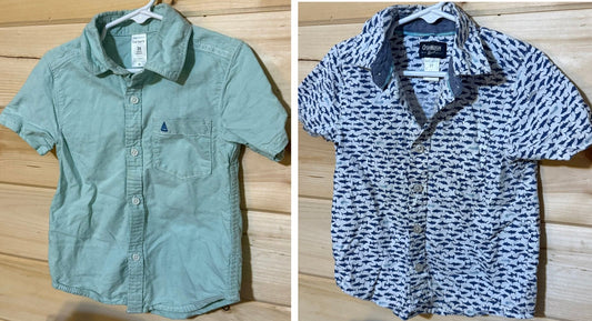 Carters/ Osh Kosh Carters and Osh Kosh boys 3t button up dress shirts 3T