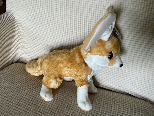 Wild Republic Golden fox, 12 inches high, 12 inches long, like new Plush Toys