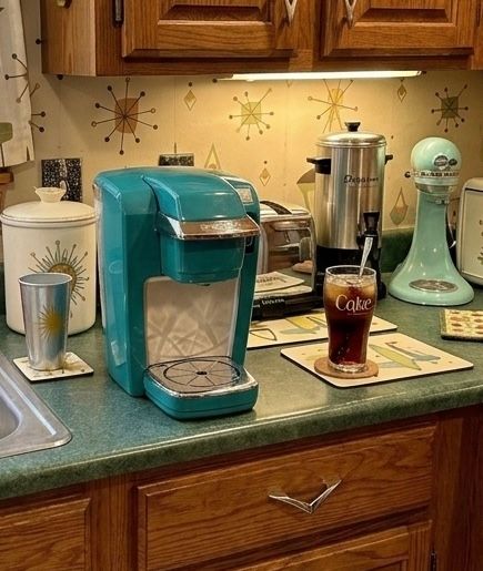 Keurig Single Cup Retro Turquoise Blue Keurig Single Cup Maker Small Appliance