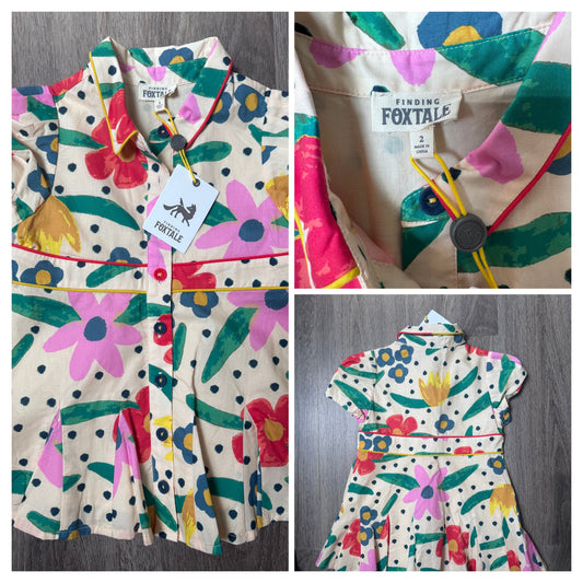 Finding Foxtale Finding Foxtale Wunderkind Girls Floral Dress size 2 NWT 2T