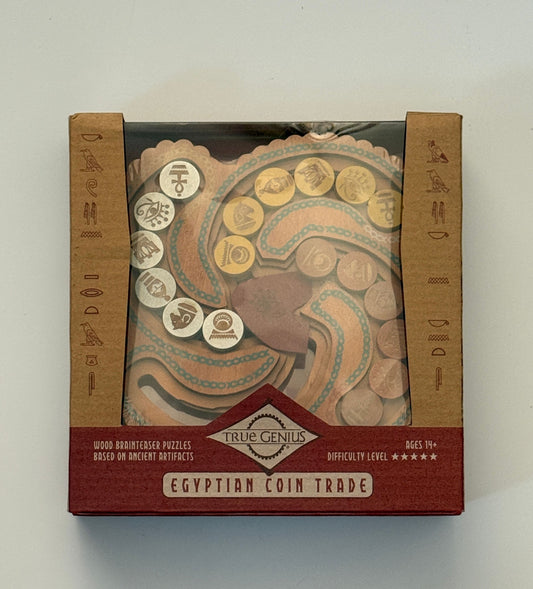 True Genius NEW Egyptian Coin Trade Puzzle Puzzle