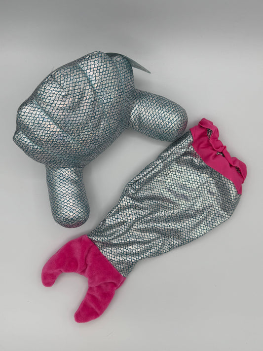 My Life As Mermaid Tail Blanket & Lounge Pillow for 18" Dolls Dolls and Accessories