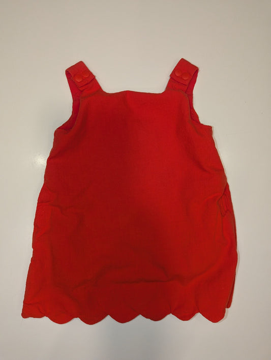 Kate Spade for Target Kate Spade for Target Girls 18m Red-Orange Scalloped Dress 18 Months