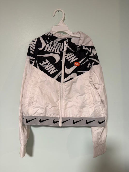 Nike Size 5-7 Nike black and white zip up windbreaker 6
