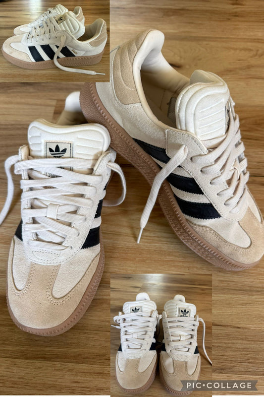 Adidas Samba skater shoes with gum sole 7 (Big Kid)