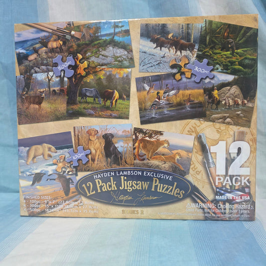 Hayden Lambsons Exclusive 12 Pack Jigsaw Puzzles Series 2 - Sealed Puzzle