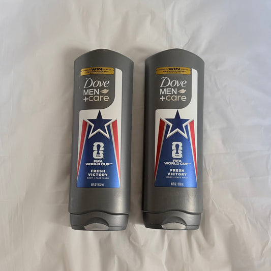 Dove Men Care 2 new bottles of mens body and face wash