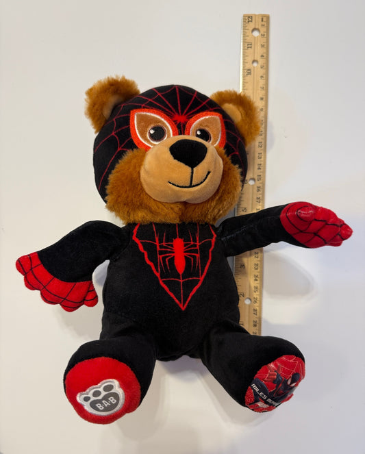 Build A Bear Marvel Miles Morales Teddy Bear Plush Toys