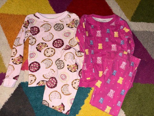 Members Mark Sams Club 2 Pack Pajamas Long Sleeve w Pants 4T/4