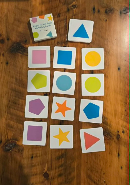 Lovevery Reach for the Star Shapes and Colors Matching Game Toddler Games