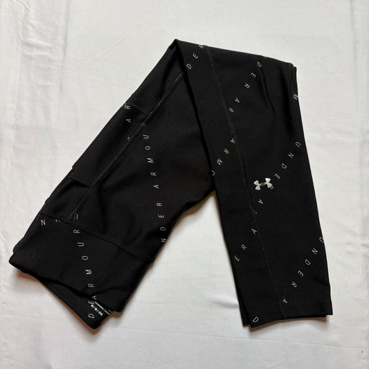 Under Armour compression leggings black with logos Women's - M