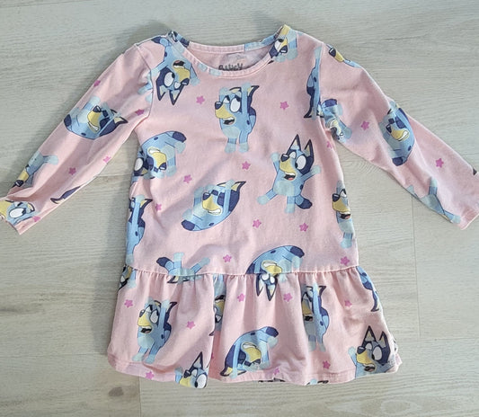 Bluey Bluey long sleeve dress girls 2T 2T