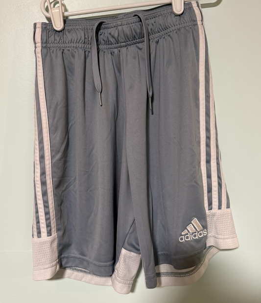 Adidas Grey and white shorts Men's - S