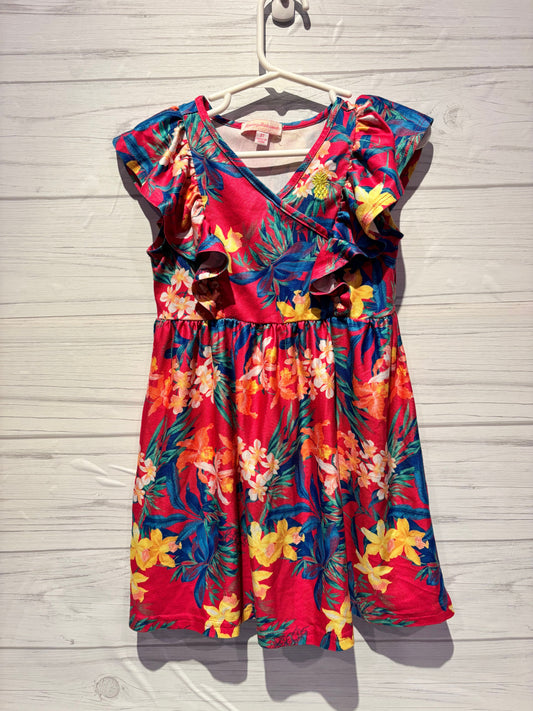 Tommy Bahama Tommy Bahama girls floral dress - 3T - pink w/ flower pattern 3T