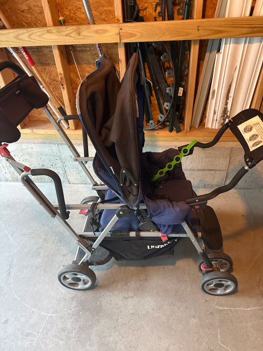Joovy JOOVY caboose ultralight double stroller Stroller-Double