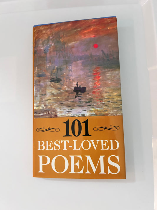 101 Best-Loved Poems.  Hardcover. 184 pages.  Book-Adults