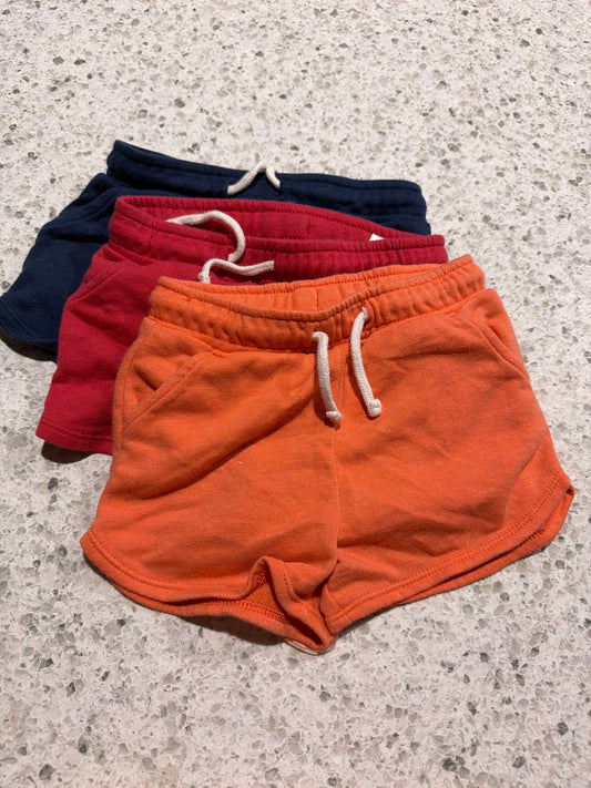 Old Navy Orange is 2t red and blue 3t 3T