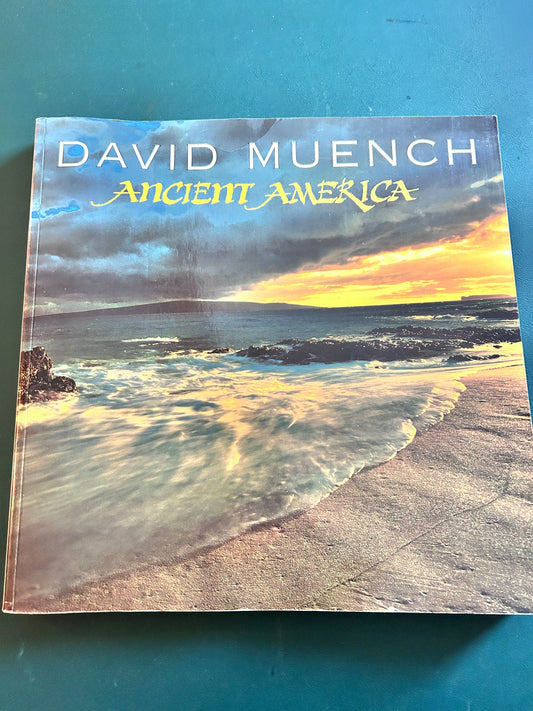 Ancient America by David Muench. Color photo book Large 12x12 pics and text on American landscapes. 220 pgs Book-Adults