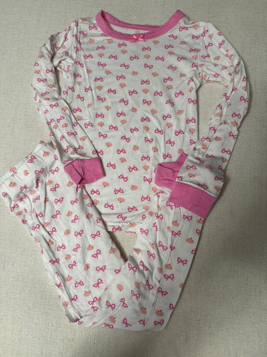 Milkberry GUC fall pumpkin bamboo pjs 3T