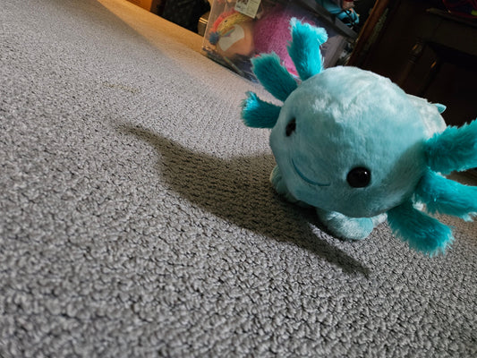 Build-a-Bear Axolotl Turquoise, like new, plush, has tags Plush Toys