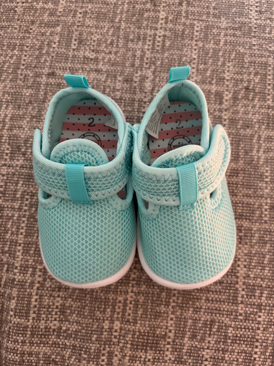 Wondernation Size 2 Water Shoes Never worn turquoise 2 (Infant Shoe)