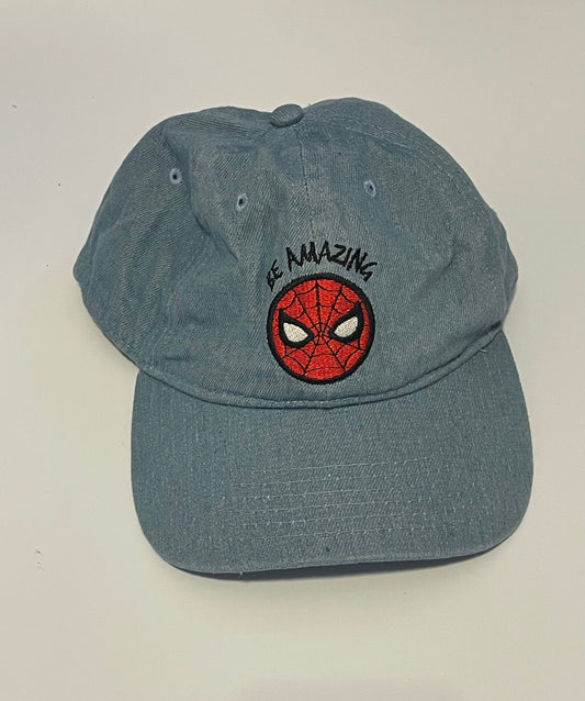 Marvel Spider-Man Be Amazing Denim Baseball Hat Hat