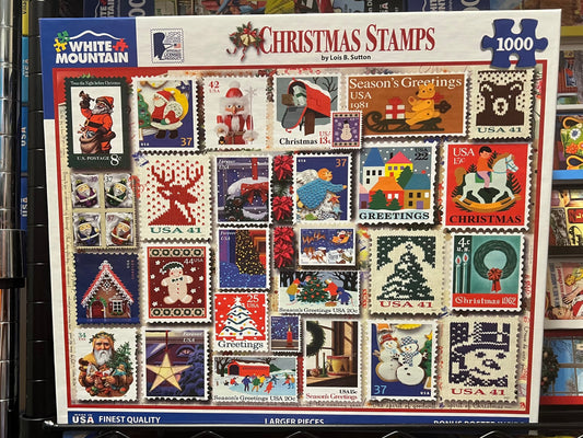 White Mountain Puzzle 1000 piece puzzle. No smoking/No pet home. Assembled once.