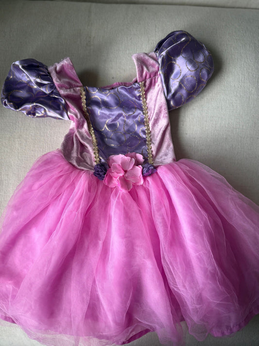 What a character Disney Rapunzel dress GUC but worn a lot 4T/4