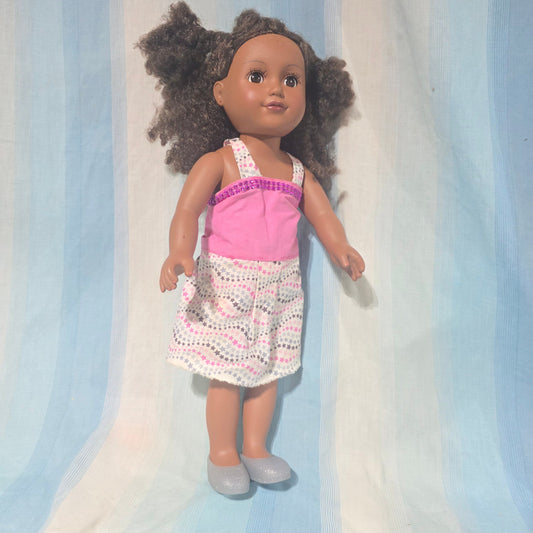 18-inch doll My Life As doll with curly dark hair  Dolls and Accessories