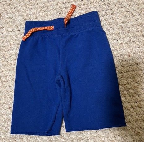 Hanes royal blue sweat shorts with drawstring 4T/4