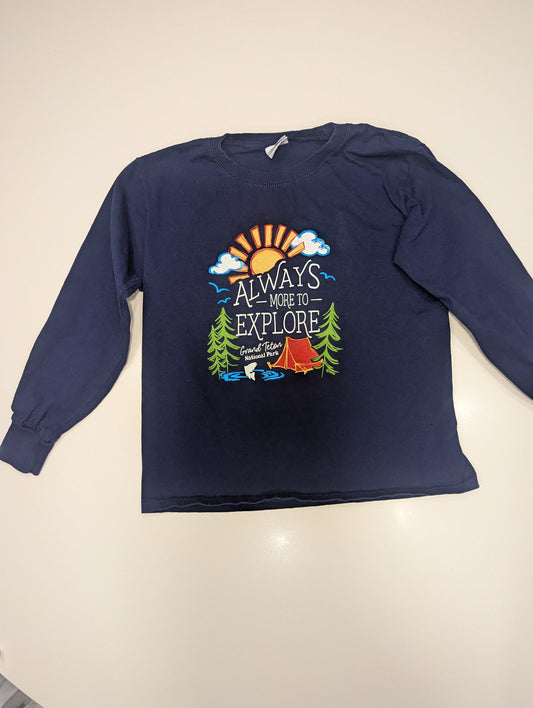 Fruit of the Loom Grand Tetons Explore T-shirt Kids Medium 10
