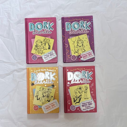 Dork Diaries 4 hardcover books 1 2 3 and 6 Youth Chapter Book