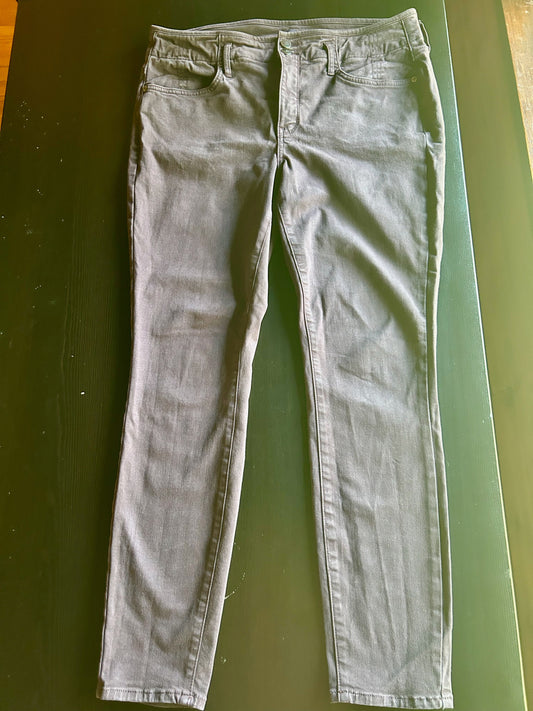 NYDJ Women's Dark Purple Skinny Jeans AMI Skinny, 88% Cotton, 10% Polyester, 2% Elastane Women's 12
