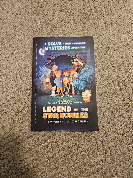 Legend of the Star Runner, ages 8+ Solve the mystery, designed for short attn span readers Youth Chapter Book