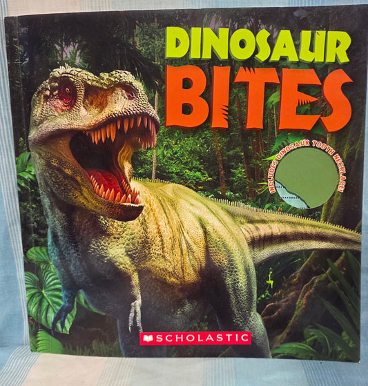 Dinosaur Bites published by Scholastic designed for ages 5-8 and covers information on various meat and Early Reader