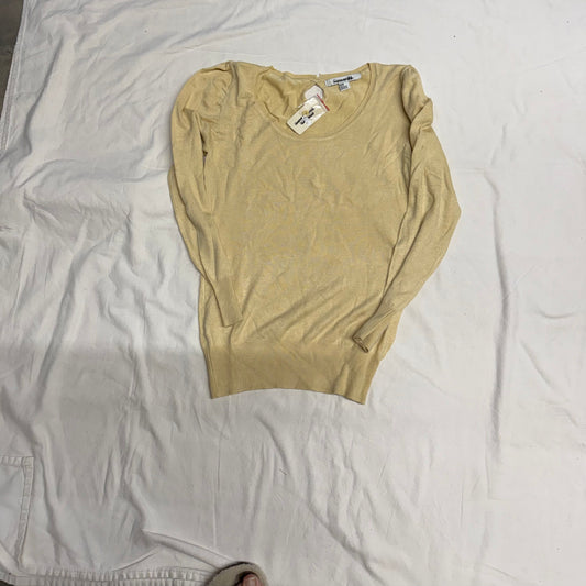 Forever 21 - Womens - Sz M - NEW L Slv - Yellow - Scoop Neck - Sweater Women's - M