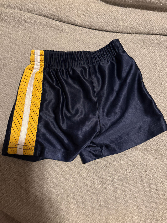 Athletic shorts Athletic shorts navy yellow. 6 Months