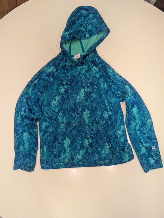 All in Motion All in Motion 10-12 Green/Blue Fleece-lined Hoodie 10
