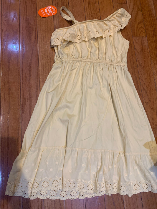 Wonder Nation Size 14-16 cotton, off the shoulder lace trim Summer dress. NWT. 14