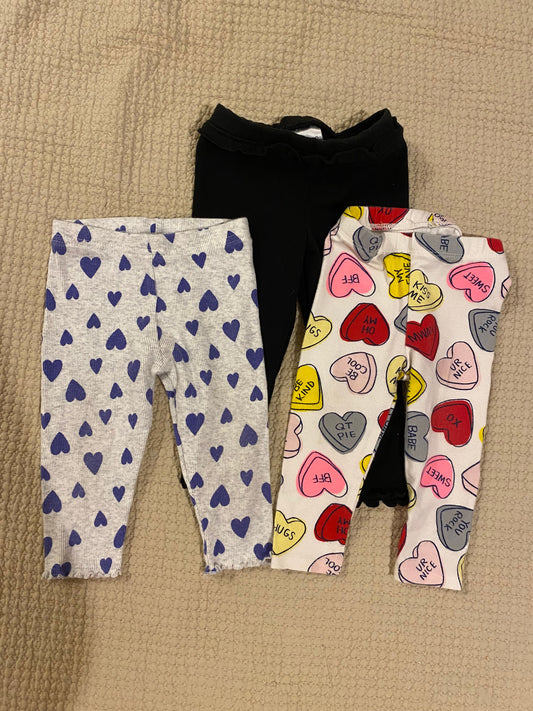 Cat and Jack and Carters and Garanimals Cotton pants 12 Months