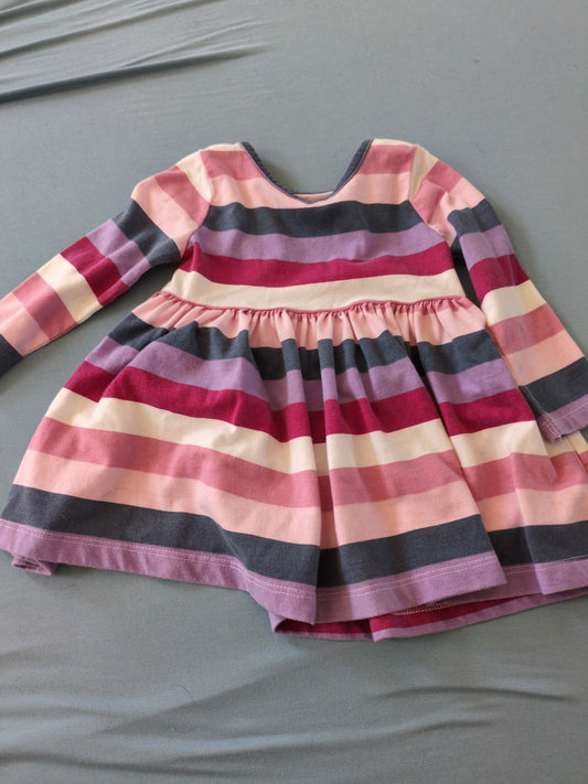 Roots & Threads - 12m Striped tunic shirt dress 12 Months