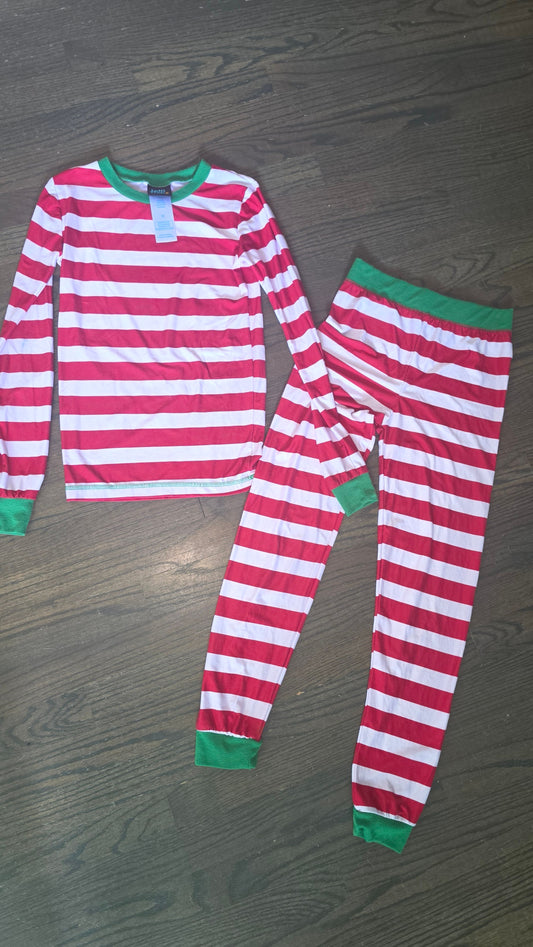 Jelli Fish Christmas pajama set Striped 10
