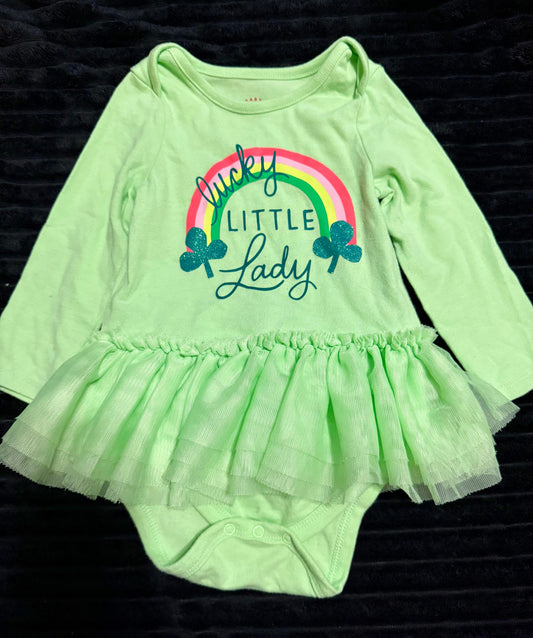Cat and Jack green onesie with tutu, 12m Cat and Jack green onesie with tutu, 12m 12 Months